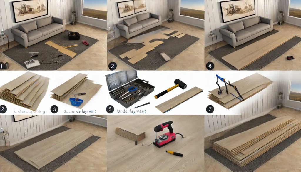 How to Install Laminate Flooring with the Kit?
