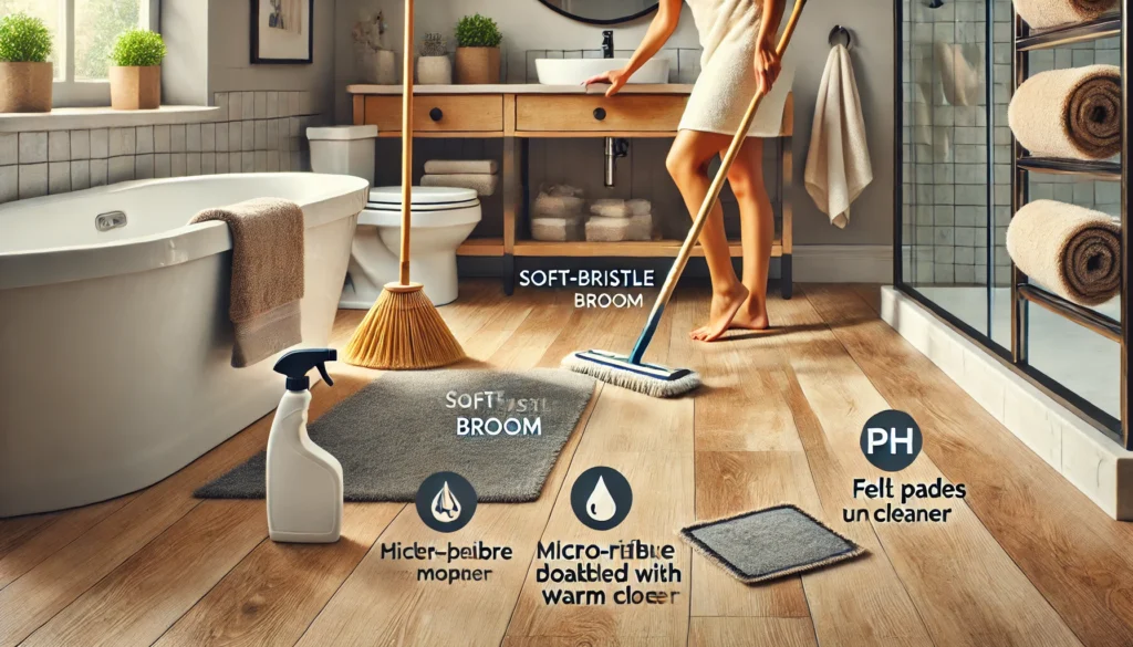 Routine Cleaning Tips for Bathroom Laminate Flooring