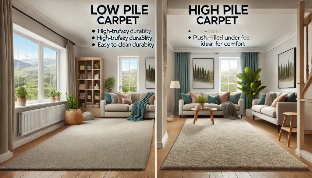 What Is the Difference Between Low Pile Carpet and High Pile Carpet
