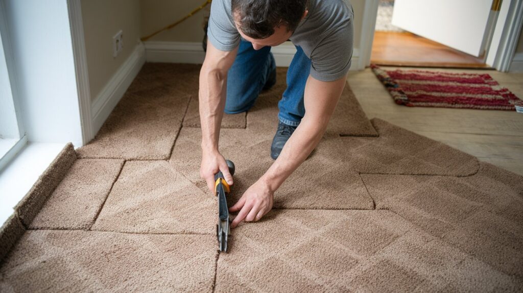 Best Way to Cut Carpet Tile