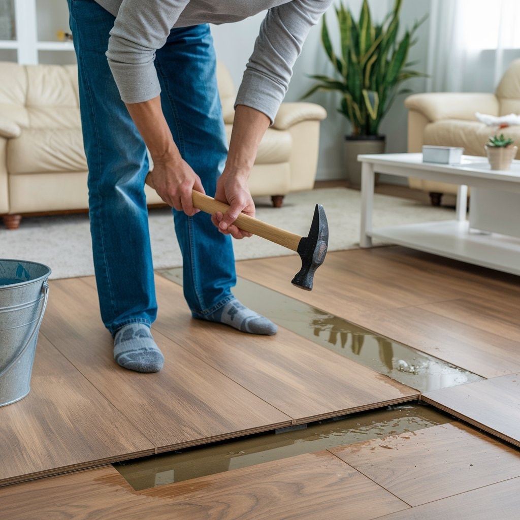 Can Water Damage Be Fixed on Laminate Flooring?