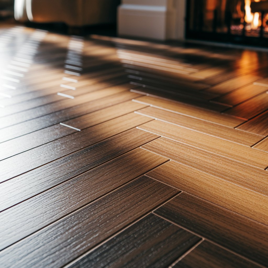 herringbone vinyl flooring