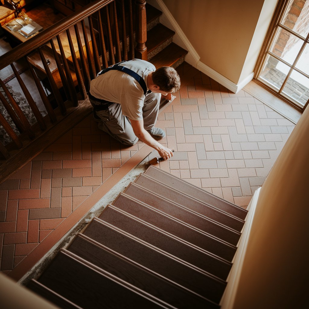can vinyl flooring be used on stairs