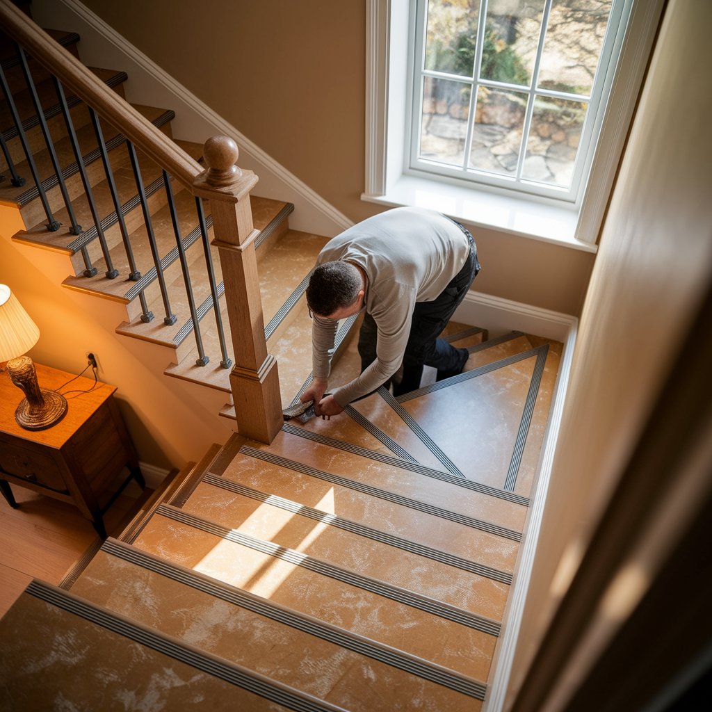 can i use vinyl flooring on stairs