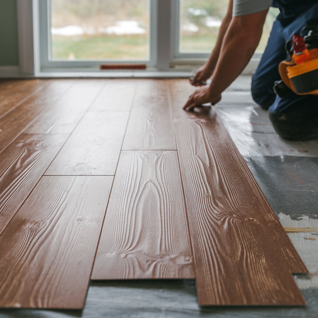 how to replace a section of vinyl flooring