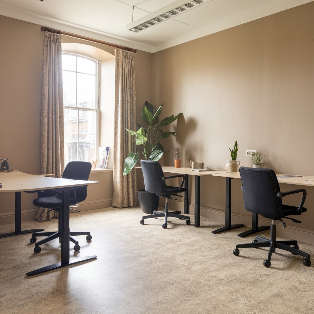 grey wood effect vinyl flooring for office