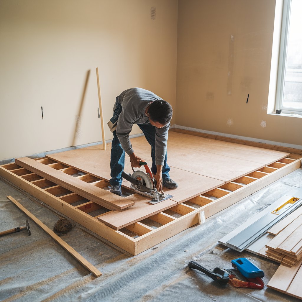 How to Prepare Your Subfloor Before Installation 1 subfloor preparation1