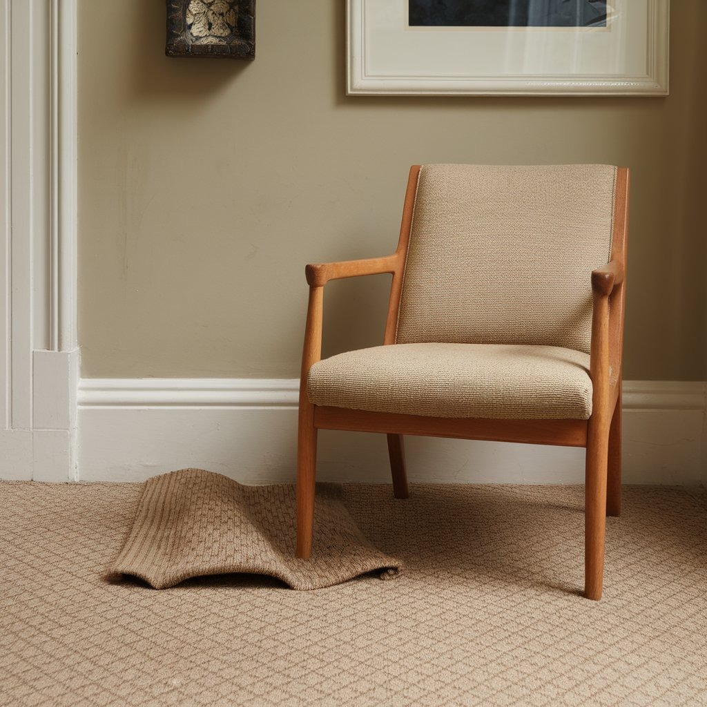 why has my carpet lifted