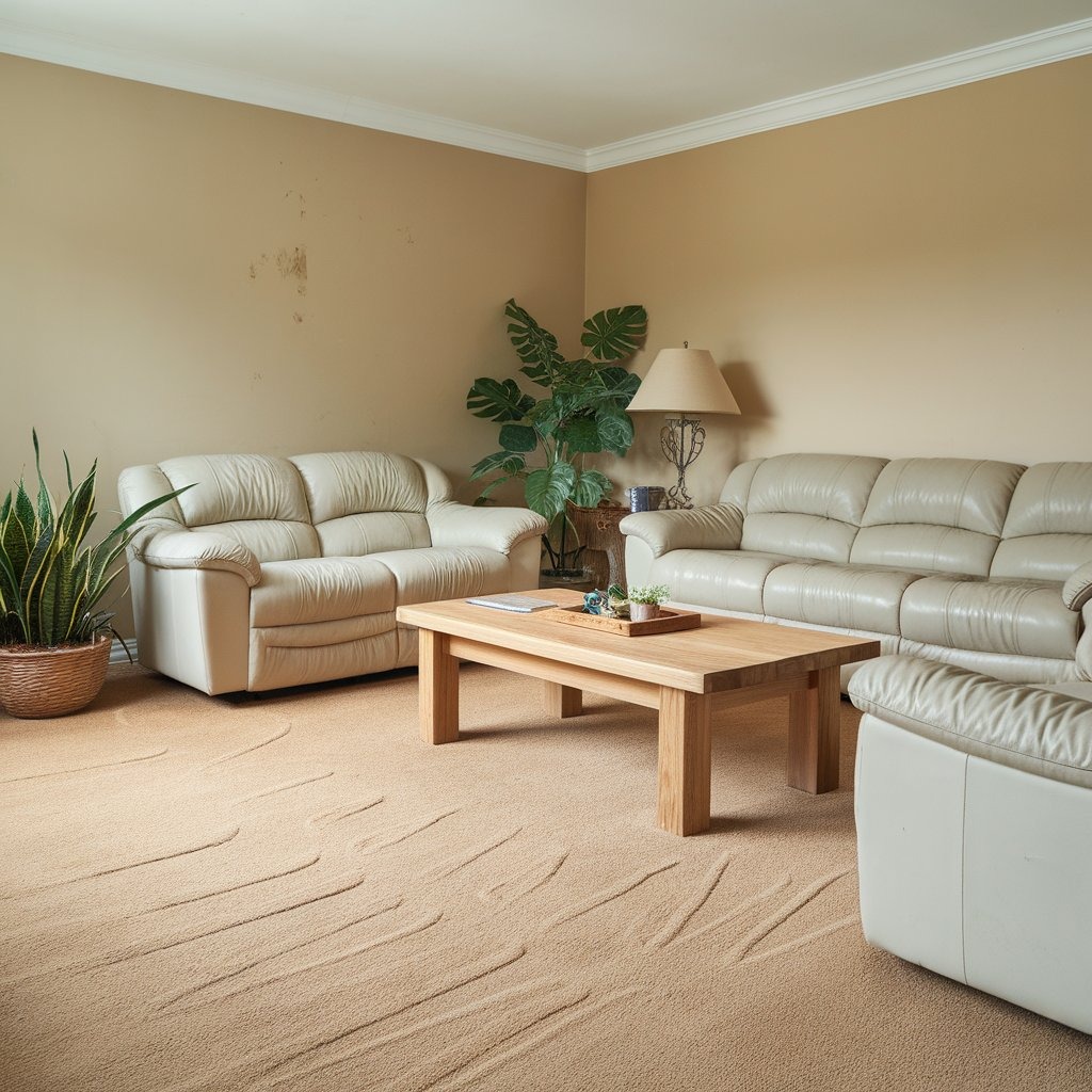 how to remove carpet dents left by heavy furniture​