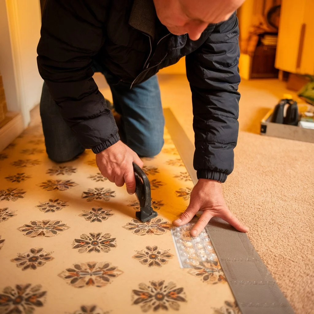 how to repair bubbles in vinyl flooring